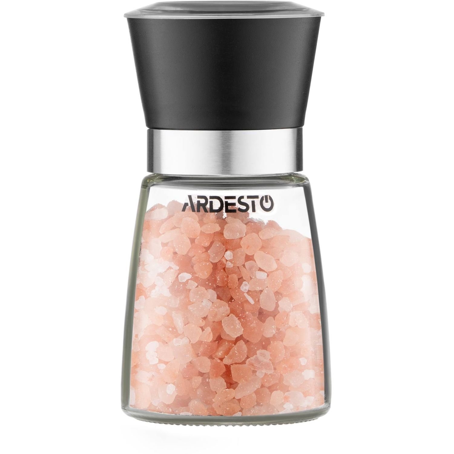 Мельница для соли и перца Ardesto Gemini, черный, стекло, пластик (AR2101BL) - фото 3