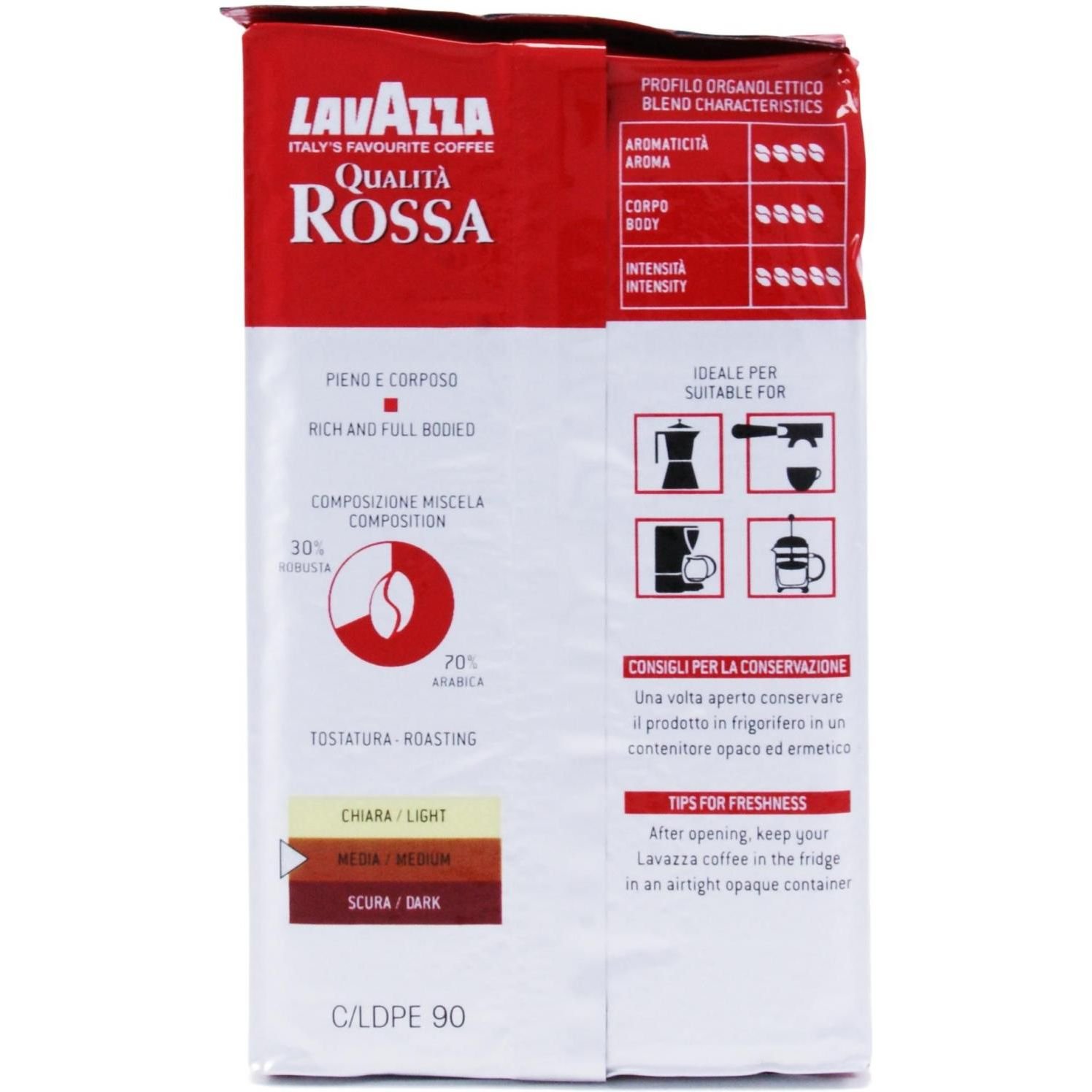 Кава мелена Lavazza Qualita Rosso 250 г (49186) - фото 2