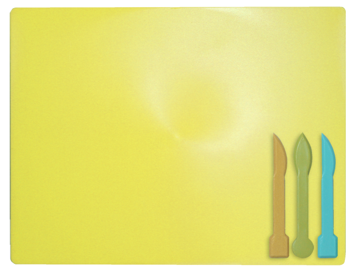 Доска для пластилина ZiBi Kids Line, 3 стека, желтая (B.6910-08) - фото 1