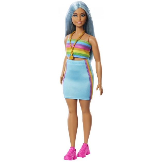 Лялька Barbie Модниця в спортивному костюмі топ-спідниця (HRH16) - фото 1
