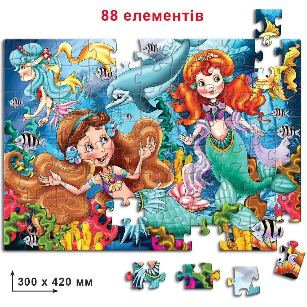 Пазл Київська фабрика іграшок Русалочка 88 элементов - фото 3