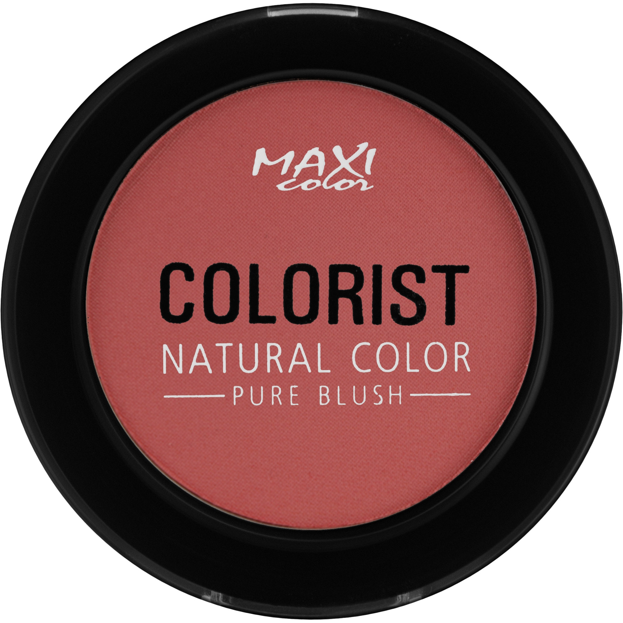 Рум'яна для обличчя Maxi Color Colorist Natural Color Pure Blush 08 коралово-рожевий 6 г - фото 1