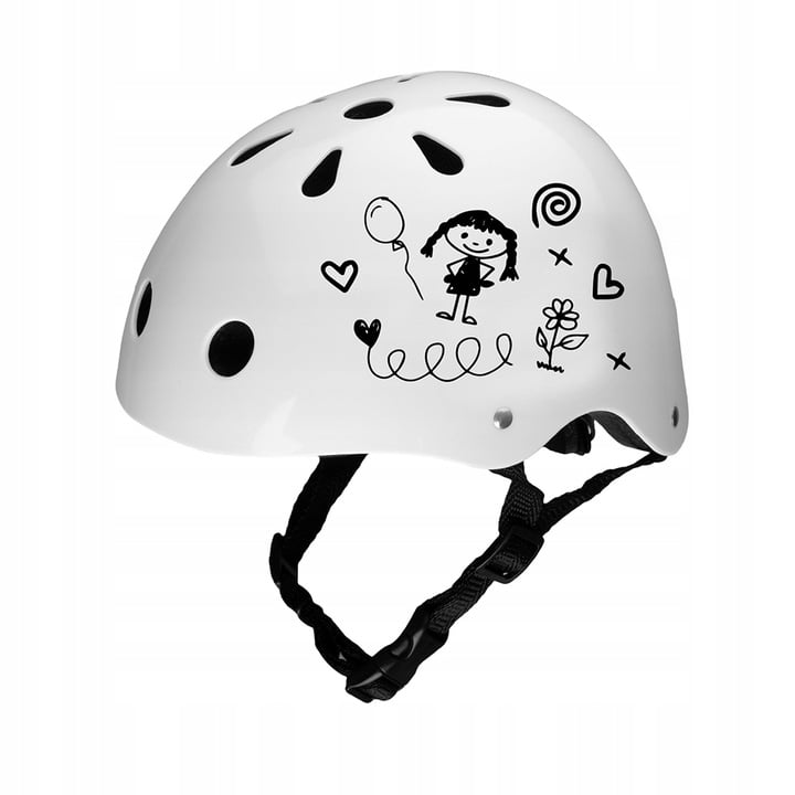 Защитный шлем MoMi Mimi, белый (ROBI00018) - фото 1