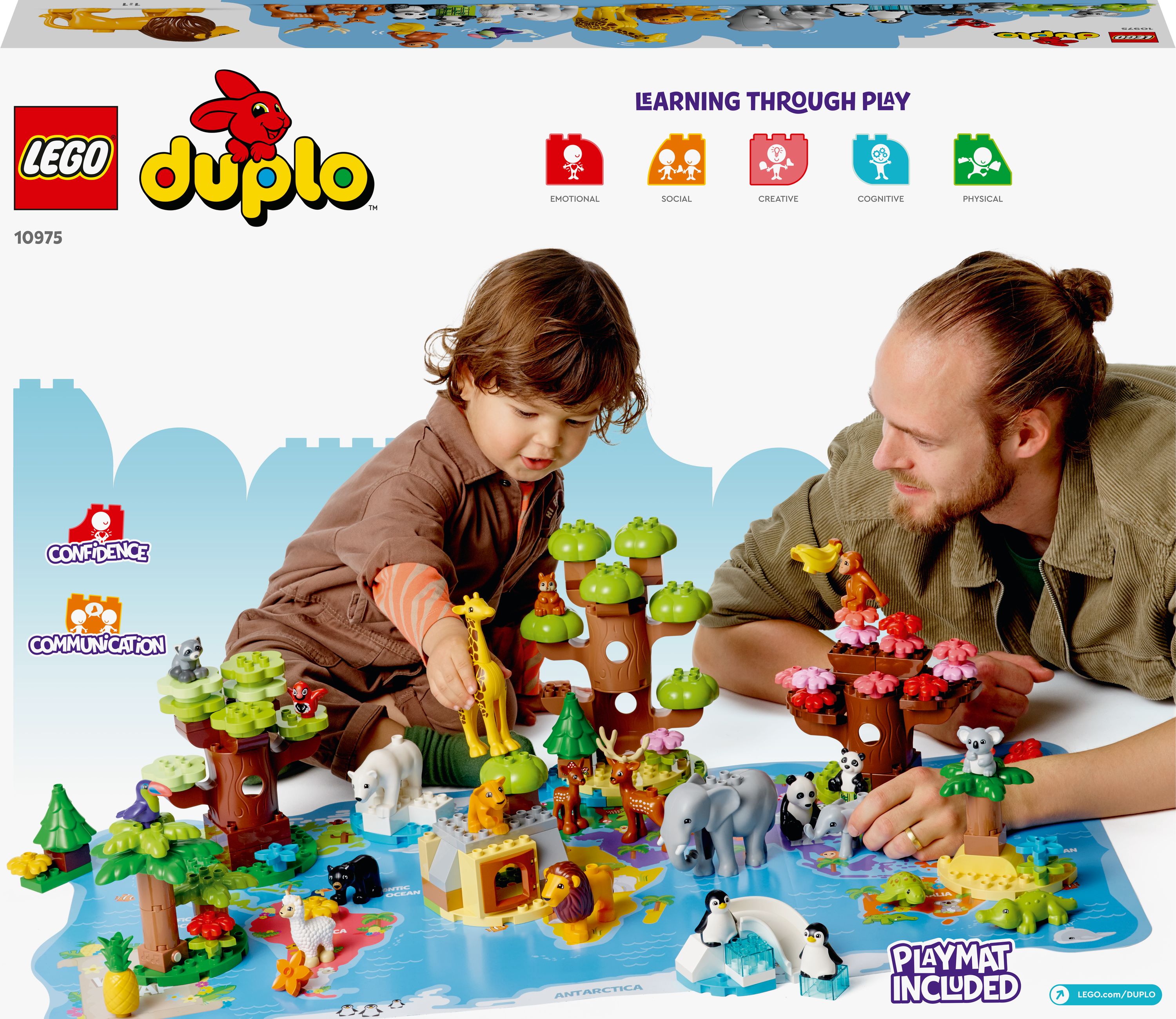 Конструктор LEGO DUPLO Дикі тварини світу, 142 деталі (10975) - фото 9