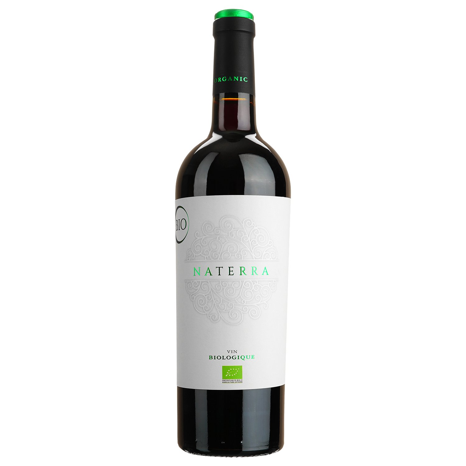 Вино Naterra Bio Espagne, червоне, сухе, 0,75 л - фото 1
