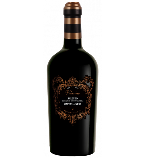 Вино Velarino Malvasia Nera Salento IGT, червоне, сухе, 14,5%, 0,75 л - фото 1
