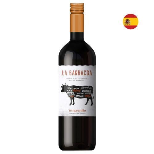 Вино La Barbacoa Tempranillo, красное, сухое, 13%, 0,75 л (873685) - фото 1