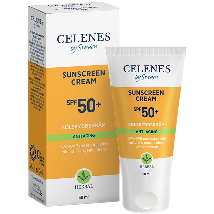 Сонцезахисний крем Celenes SPF 50+ проти старіння 50 мл - фото 1