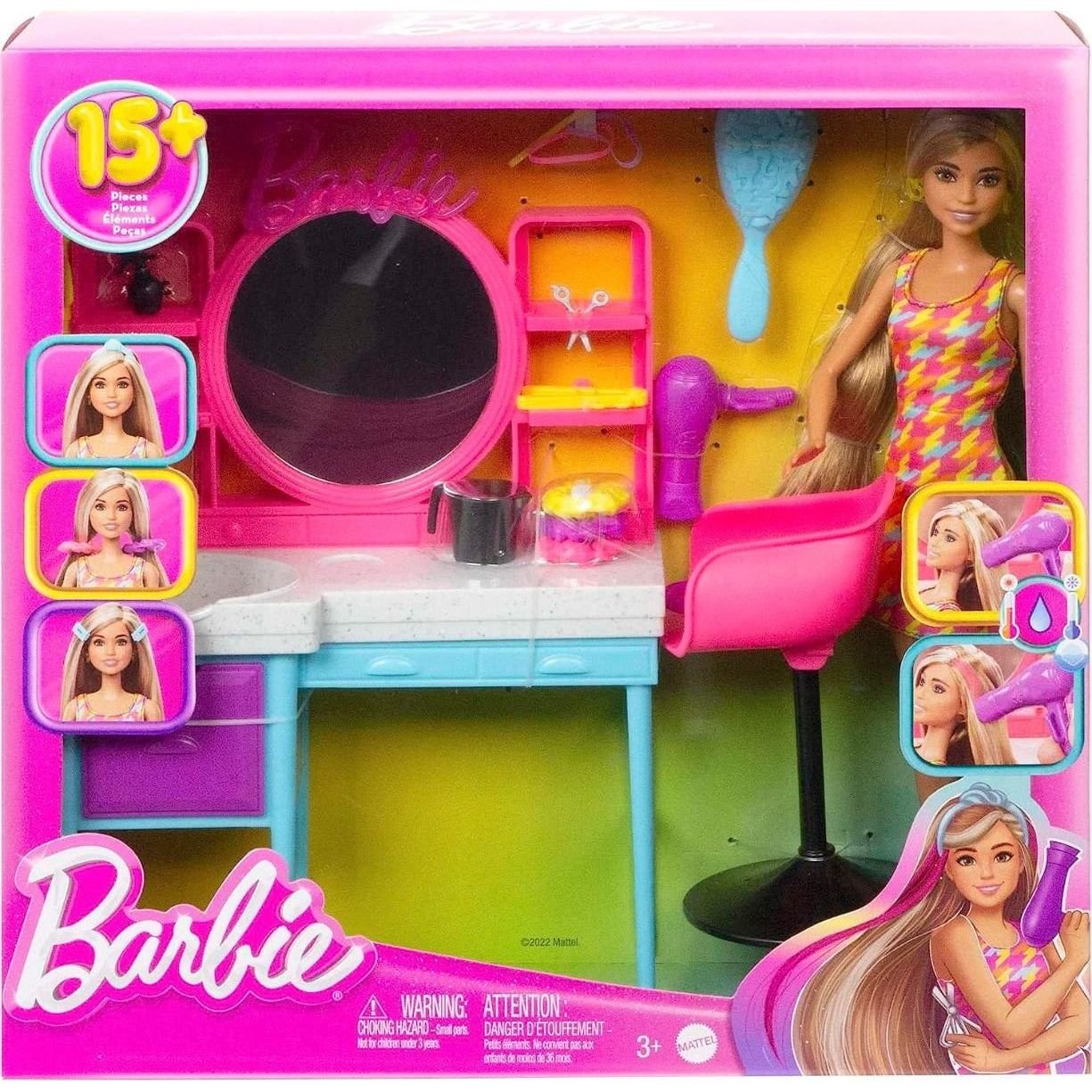 Ігровий набір Barbie Totally Hair Перукарський салон (HKV00) - фото 5