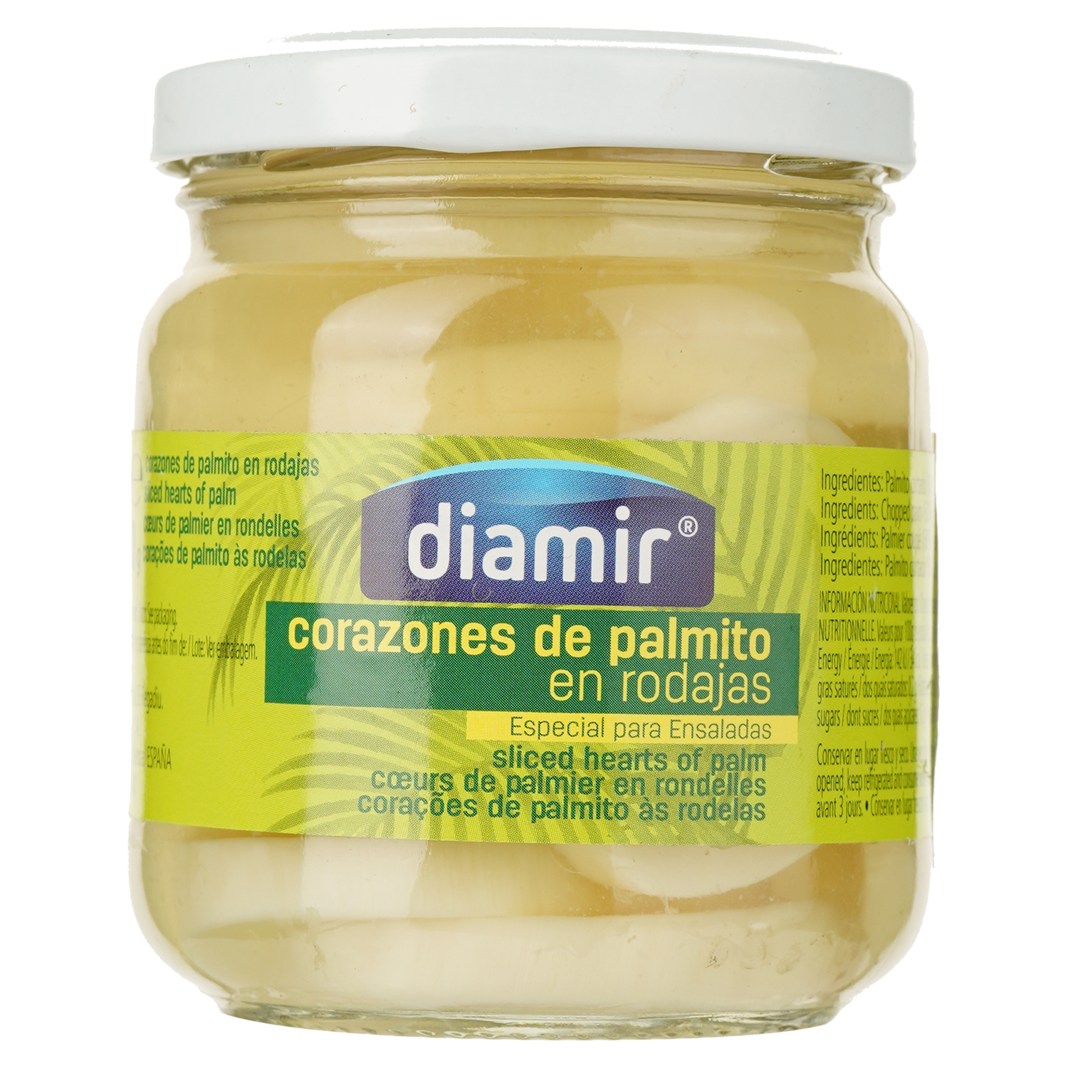 Серцевина пальми Diamir шматочками для салатів 200 г - фото 1