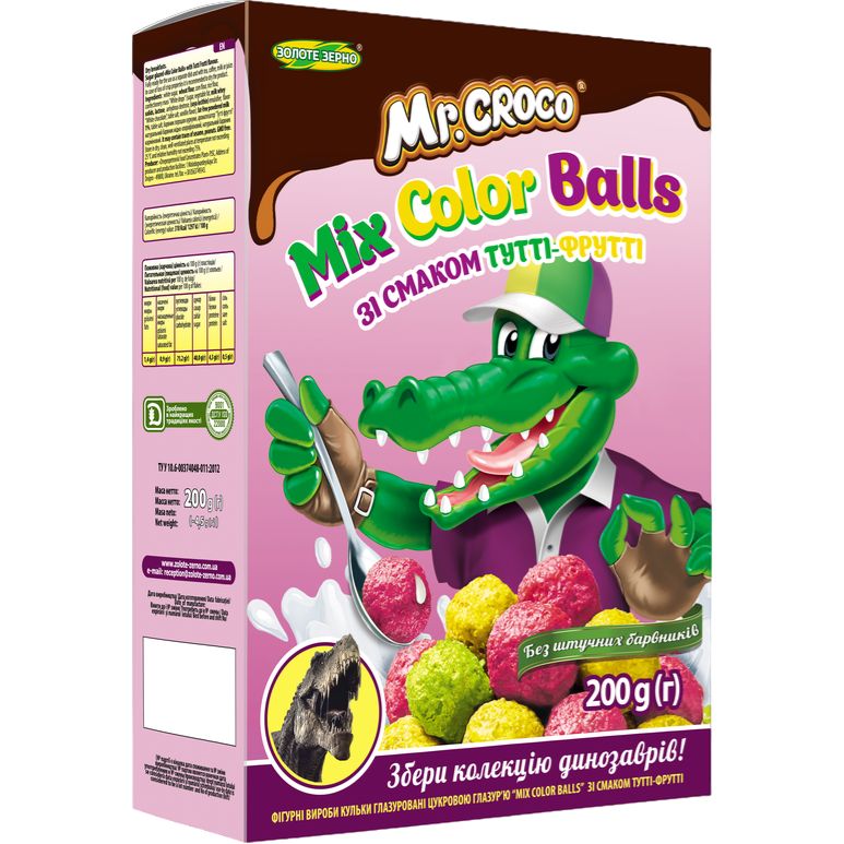 Шарики Mr. Croco Mix Color Balls со вкусом Тутти-фрутти 200 г - фото 1