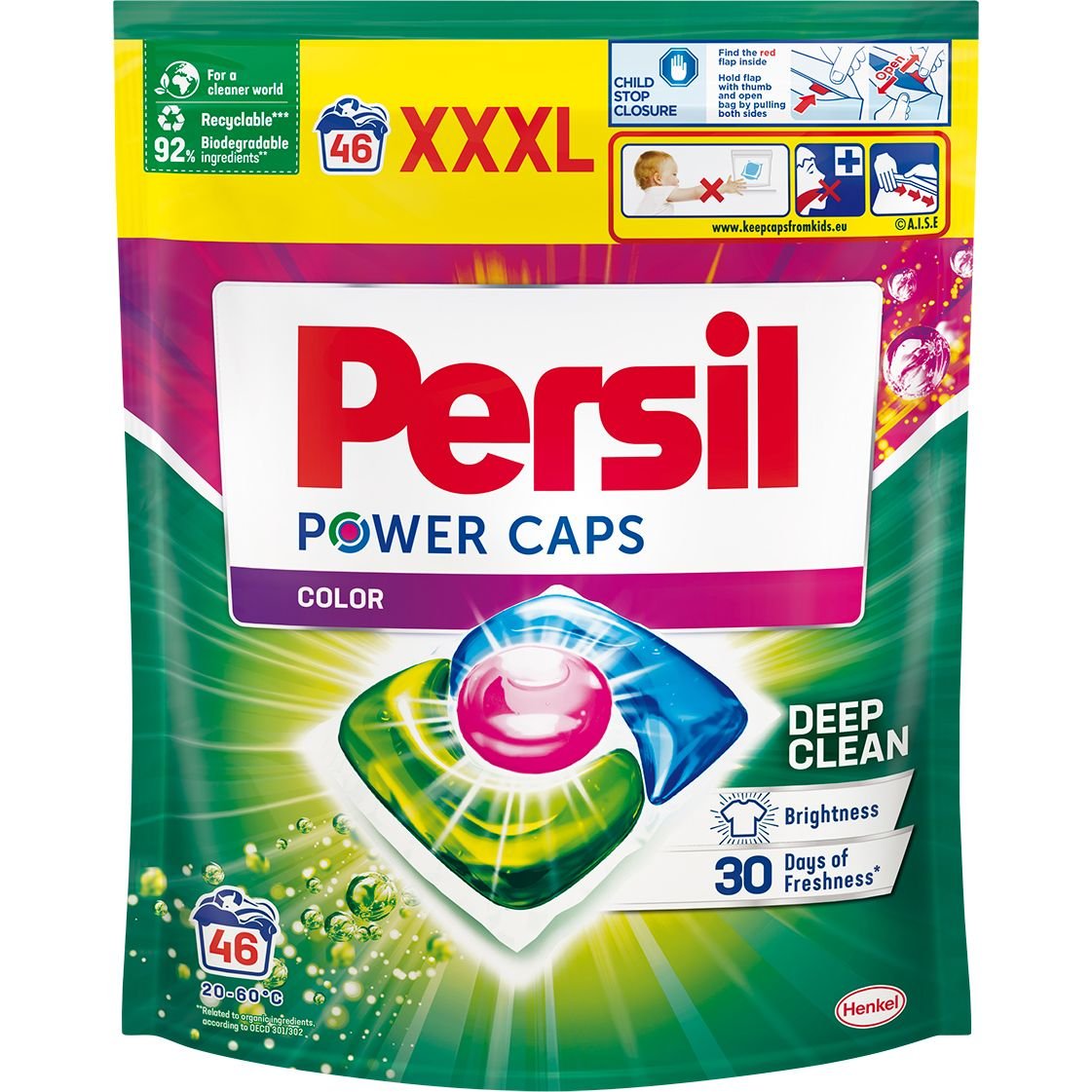 Капсули для прання Persil Power Caps Колор, 46 шт. - фото 1