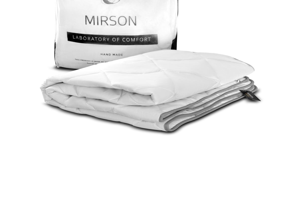 Одеяло шерстяное MirSon Bianco Экстра Премиум №0785, летнее, 220x240, см, белое - фото 2