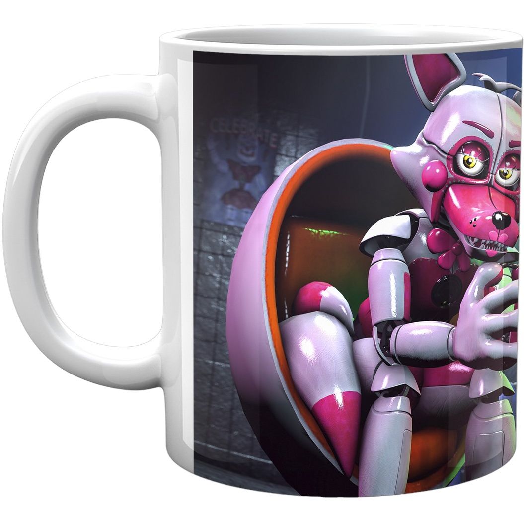 Кружка GeekLand Five Nights At Freddys Пять ночей с Фредди Funtime Foxy Сидит FN.02.389 - фото 1