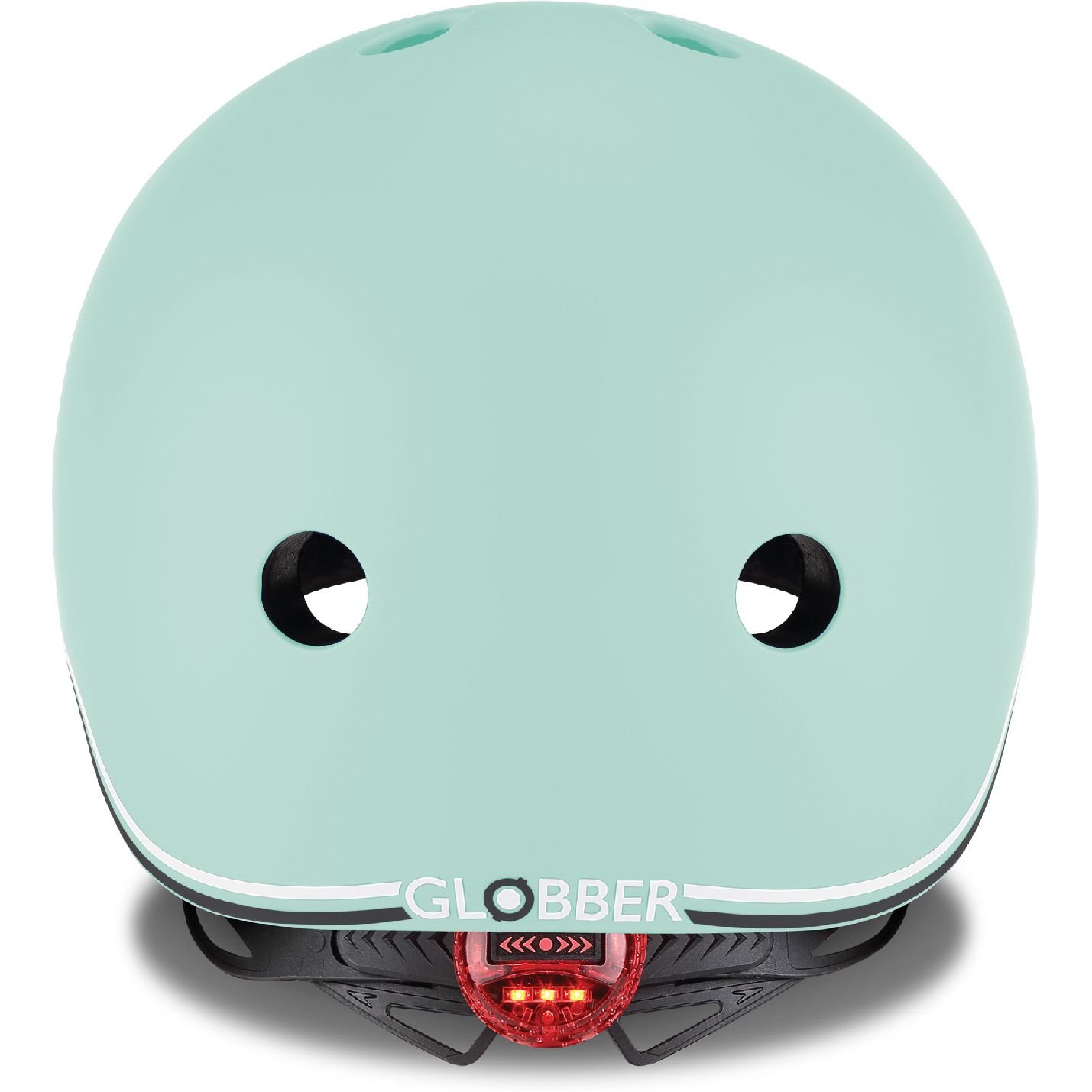 Шлем защитный детский Globber Go Up Lights с фонариком 45-51 см мятный (506-206) - фото 3