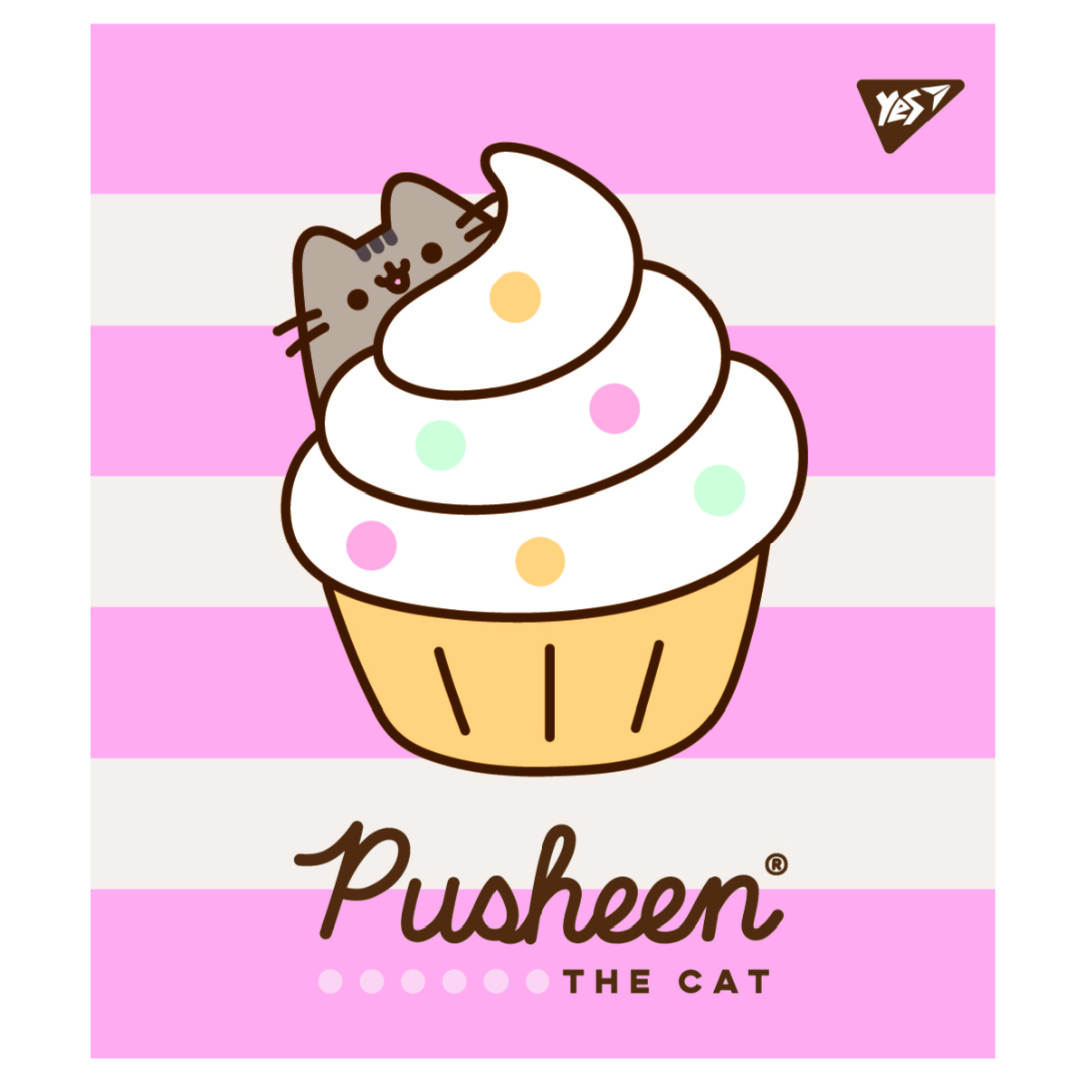 Набір зошитів Yes Pusheen А5 в лінійку 12 аркушів 10 шт. (766808) - фото 4