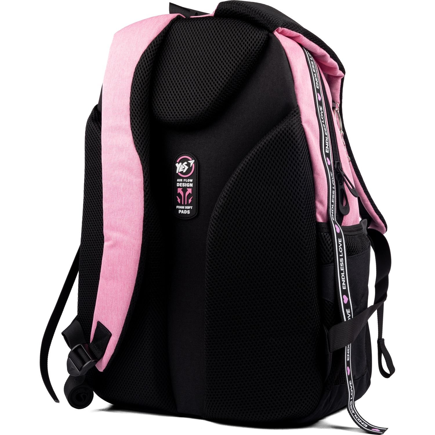 Рюкзак Yes TS-61 Girl Wonderful, черный с розовым (558908) - фото 4