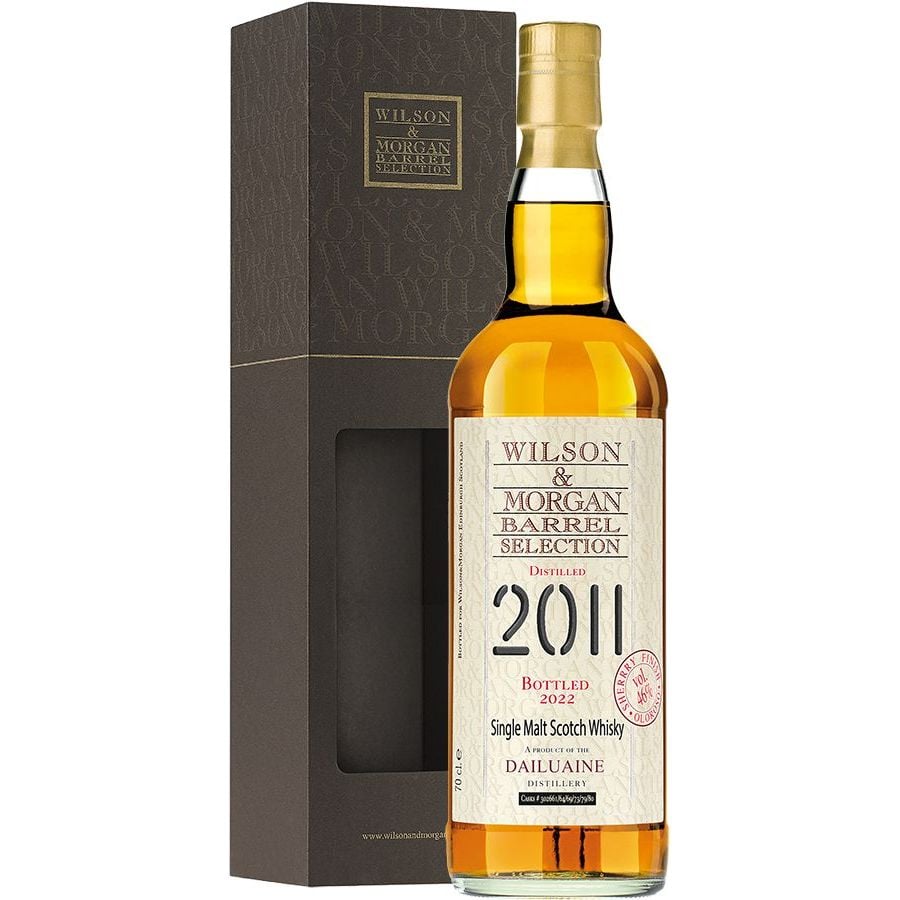Виски Wilson & Morgan Dailuaine Oloroso Finish Single Malt Scotch Whisky 46% 0.7 л в подарочной упаковке - фото 1