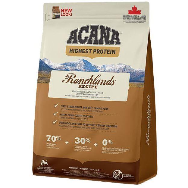 Сухой корм для собак Acana Ranchlands Dog Recipe, 2 кг - фото 2