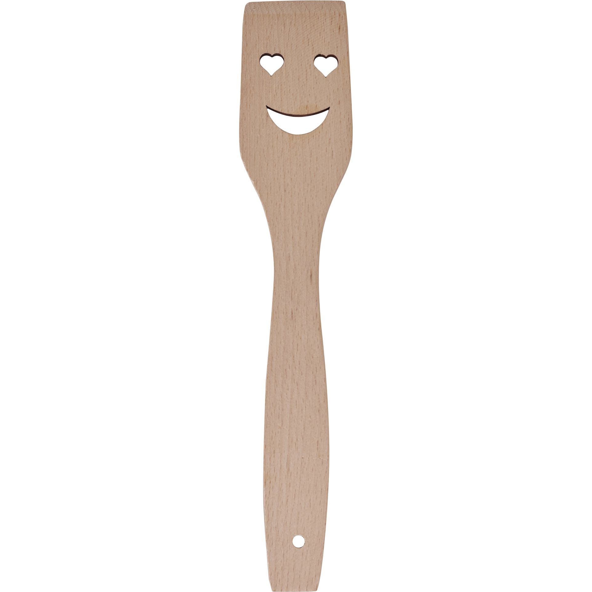 Лопатка дерев'яна Lis Kraїna Смайл із фігурною ручкою - фото 1
