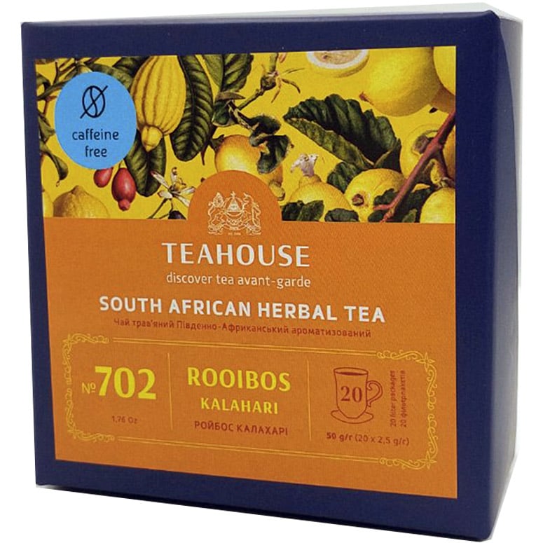 Чай трав'яний Teahouse Ройбос Калахарі 20 шт. x 2.5 г - фото 2