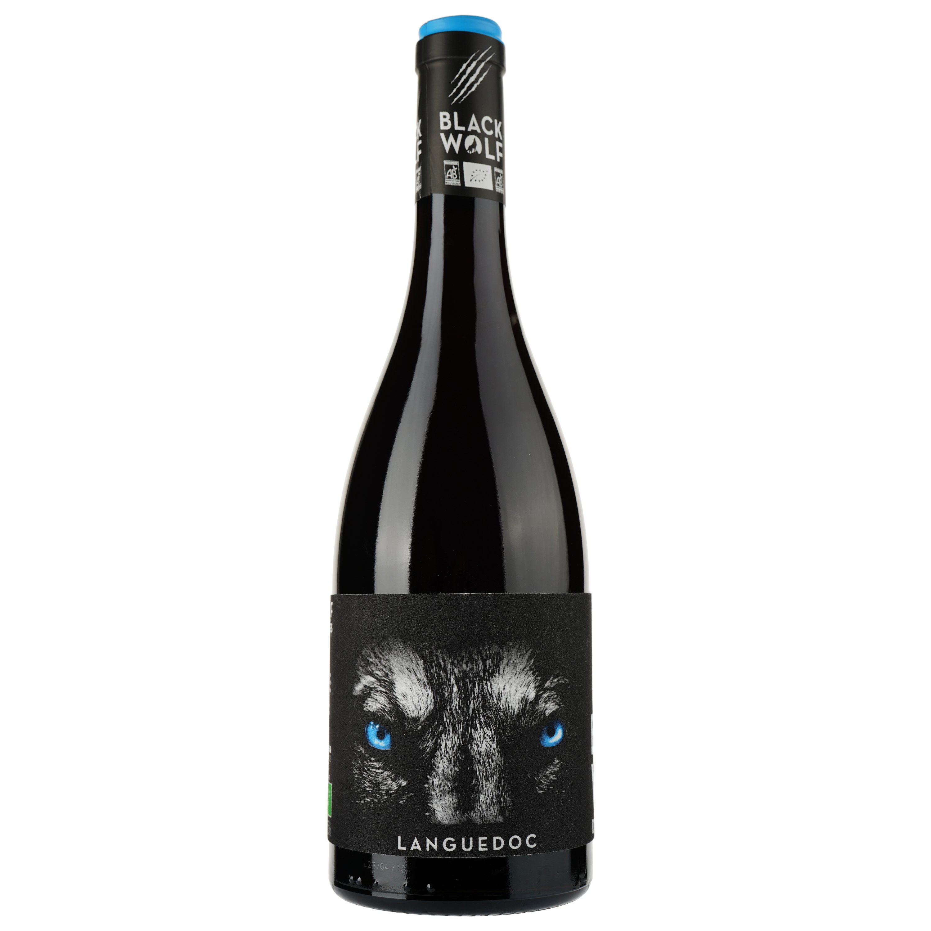 Вино Black Wolf Devois De Ceceles Rouge Bio 2021 AOP Languedoc, червоне, сухе, 0,75 л - фото 1