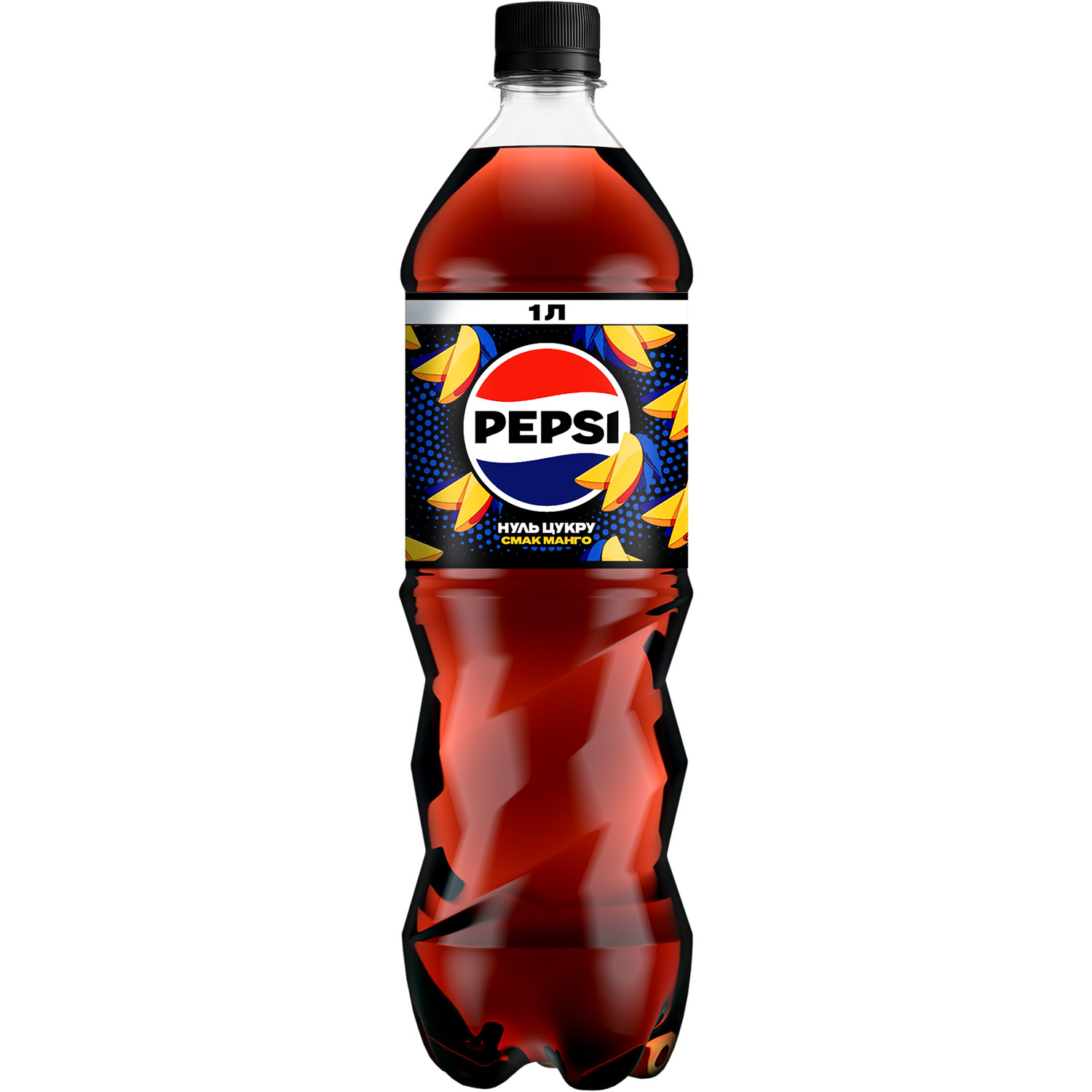 Напиток Pepsi Mango безалкогольный сильногазированный 1 л - фото 1