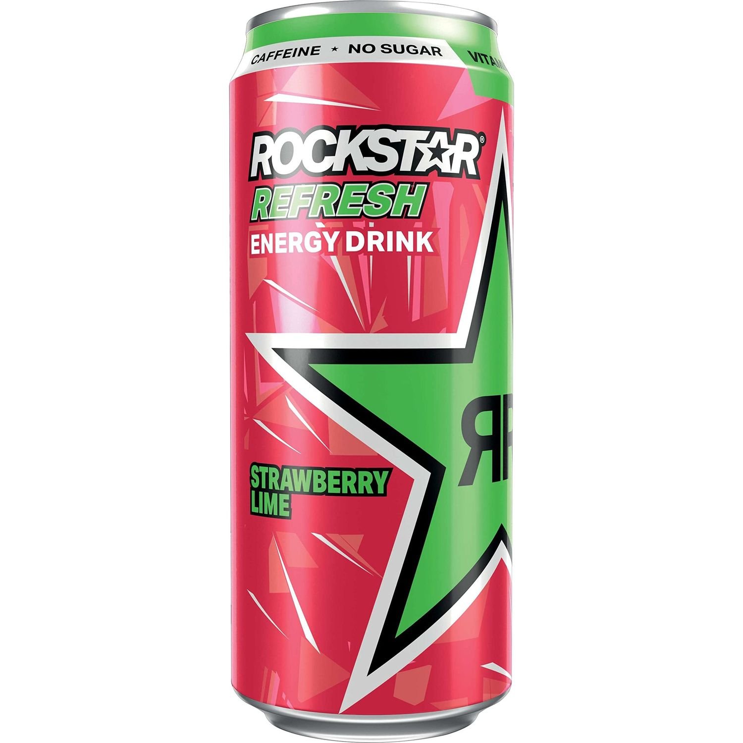 Энергетический безалкогольный напиток Rockstar Refresh Strawberry and Lime 500 мл - фото 2