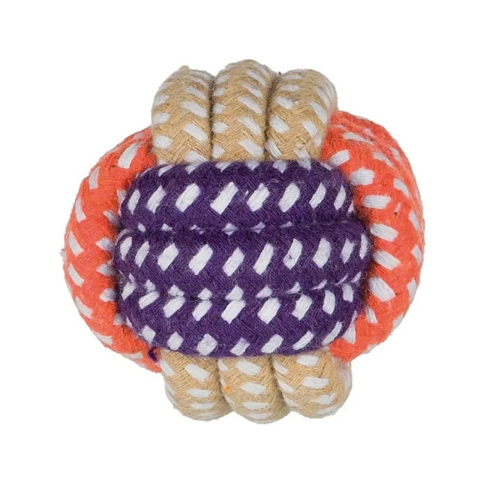 Игрушка для собак Trixie Мяч плетеный, 6 см (32810) - фото 1