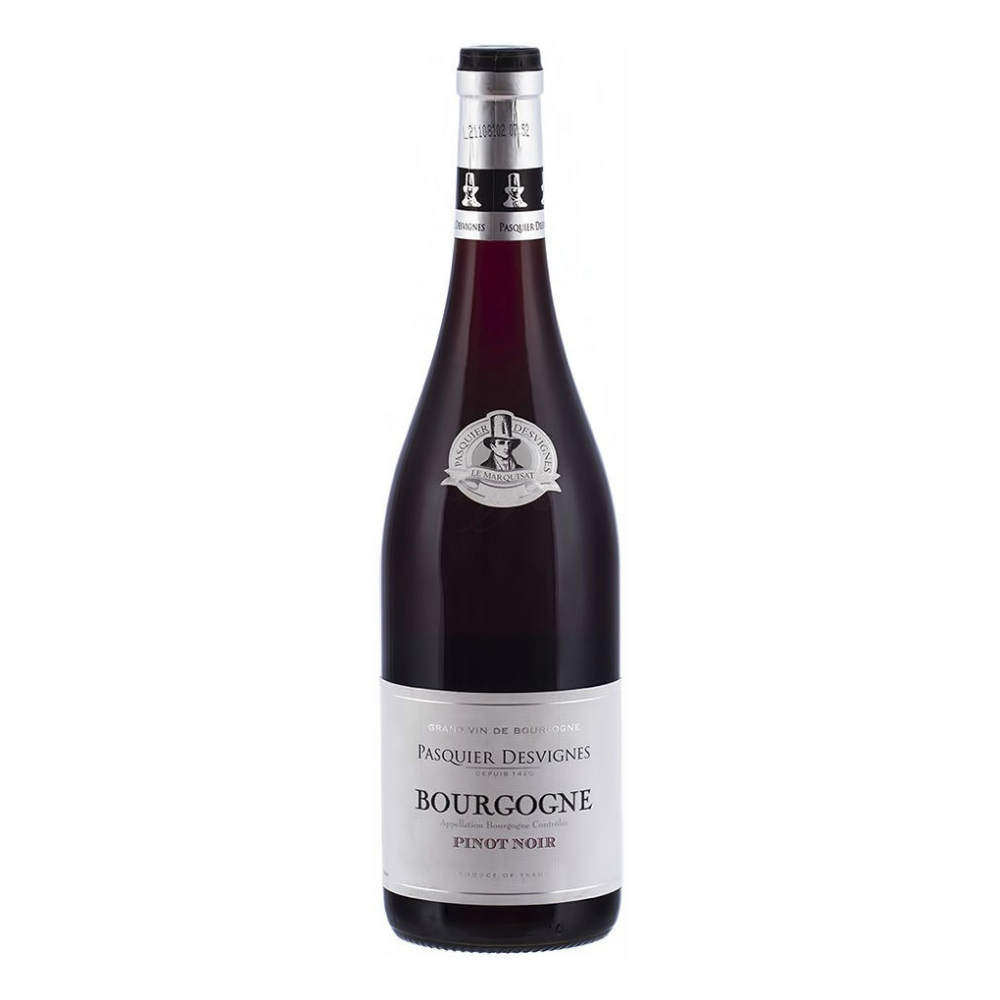 Вино Pasquier Desvignes Bourgogne Pinot Noir, червоне, сухе, 12,5%, 0,75 л - фото 1