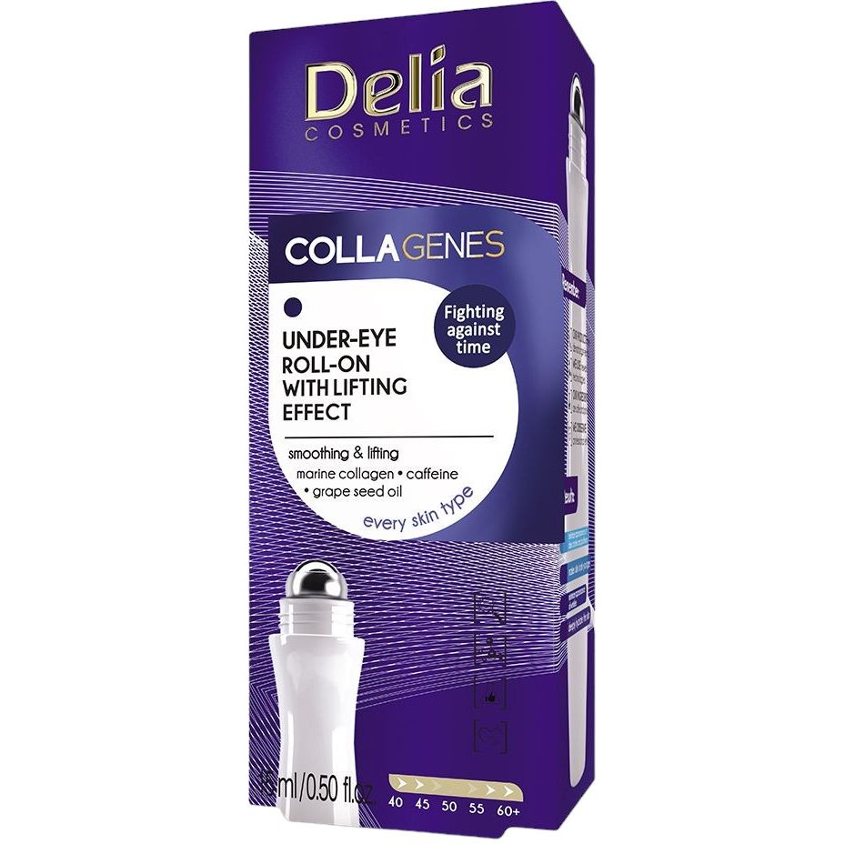 Тоник Delia Cosmetics Collagenes Roll-on yeux avec effet lifting 15 мл - фото 1