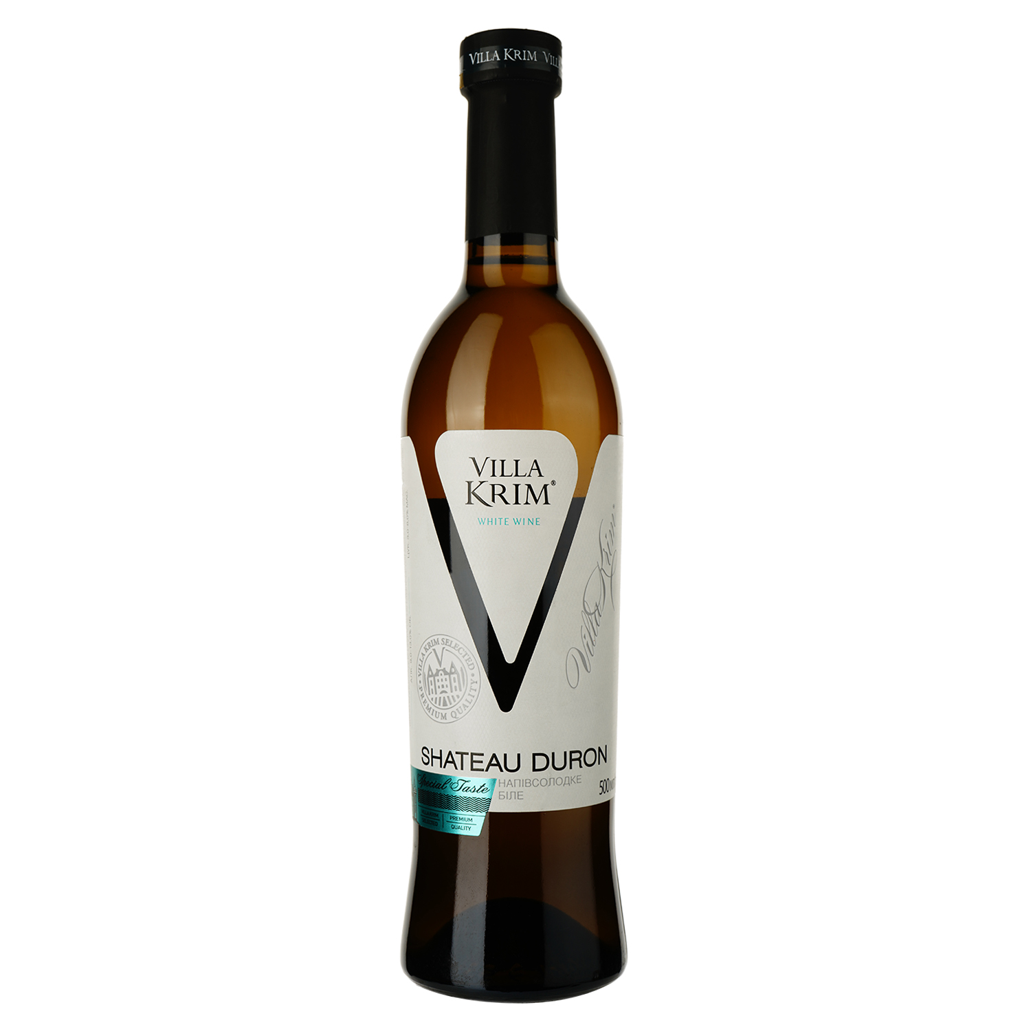 Вино Villa UA Сhateau Duron, белое, полусладкое, 0,5 л - фото 1
