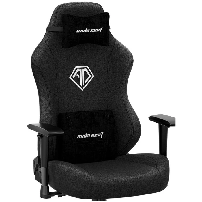 Кресло игровое Anda Seat Phantom 3 Size L Black Fabric (AD18Y-06-BF) - фото 5