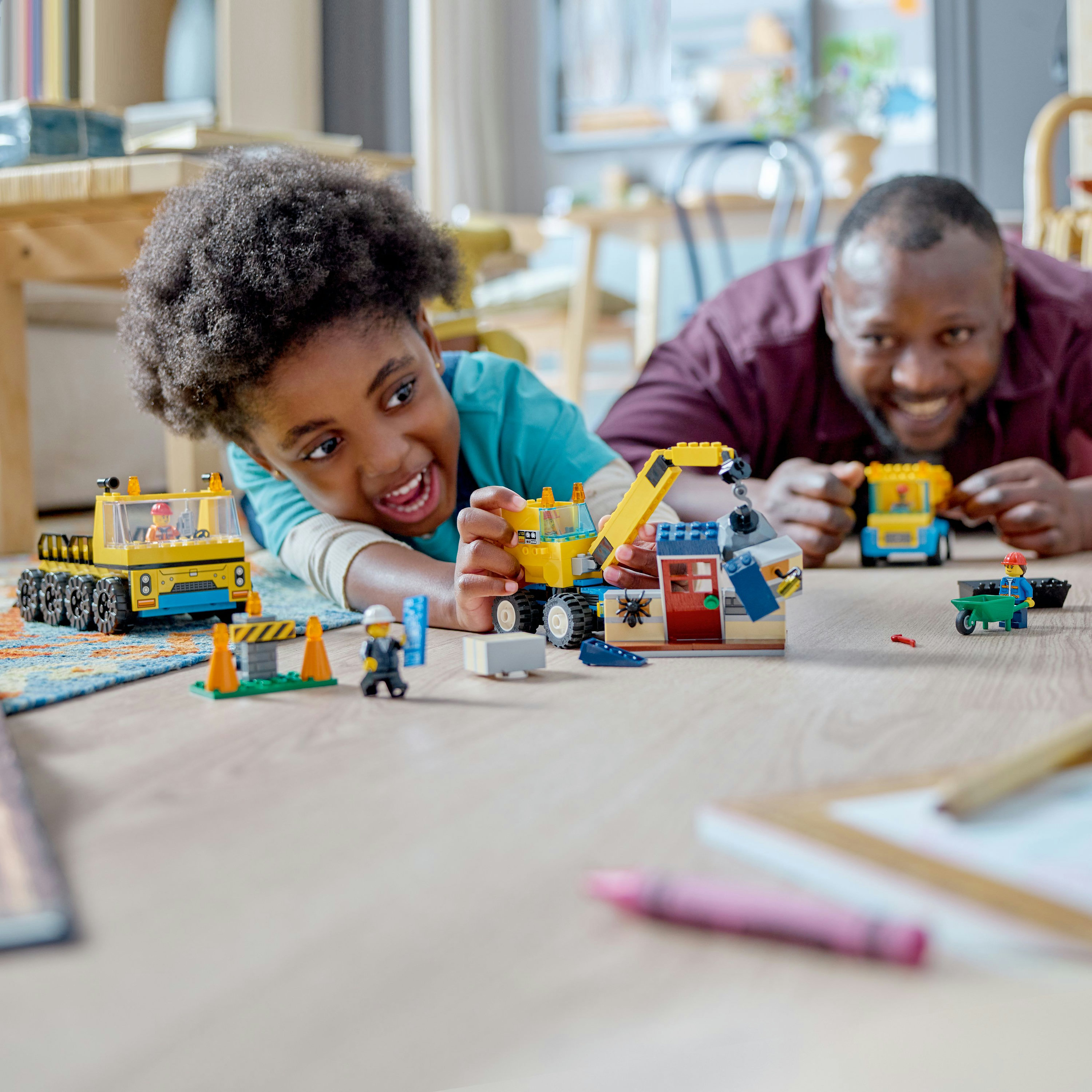 Конструктор LEGO City Строительный грузовик и шаровидный кран-таран., 235 деталей (60391) - фото 4