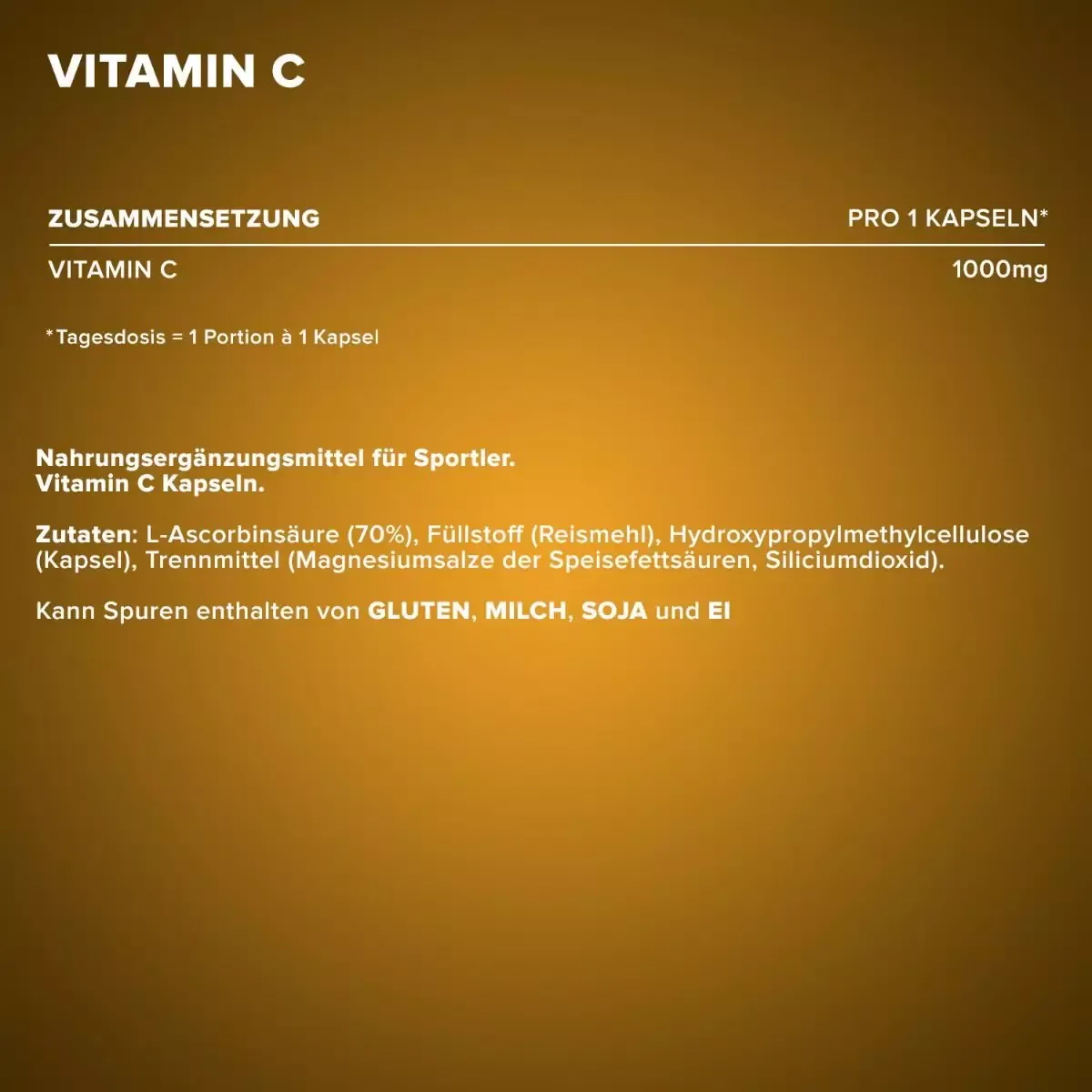 Вітамін IronMaxx Vitamin C 1000 мг 100 капсул - фото 5