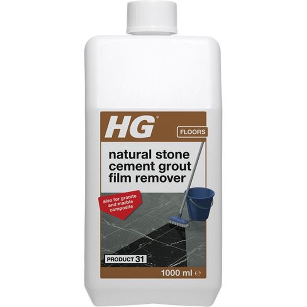 Універсальний засіб HG для видалення цементу та вапна з мармуру та натурального каменю 1 л - фото 1