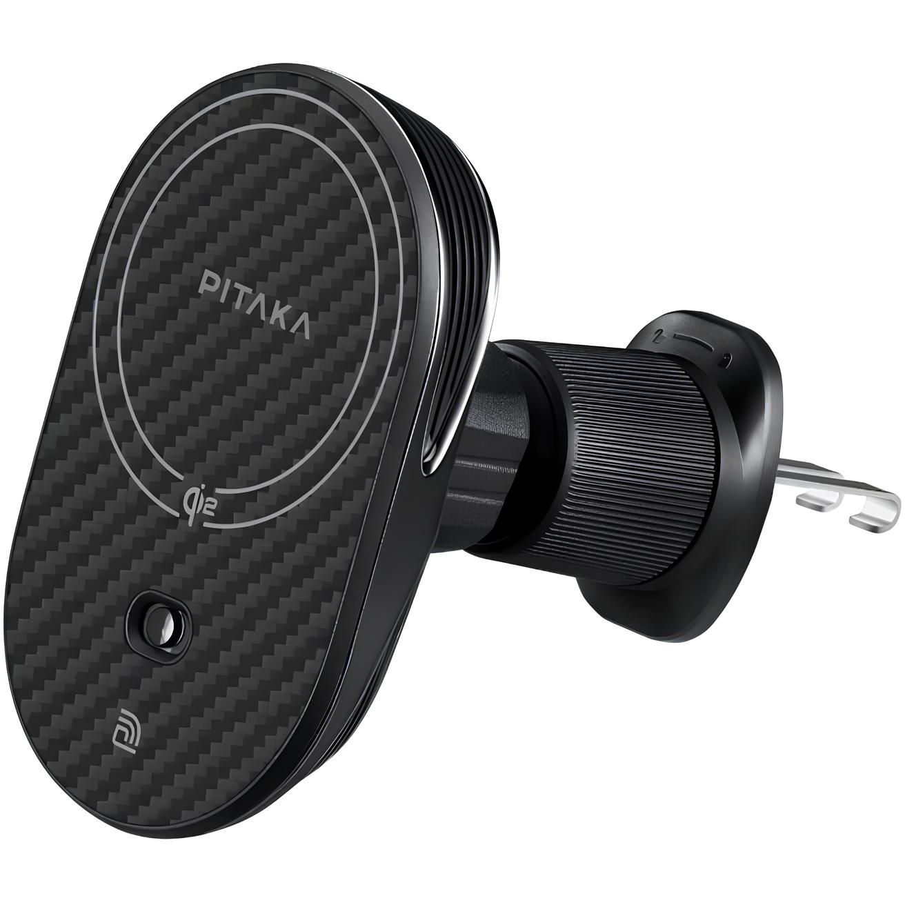 Автотримач Pitaka MagEZ Car Mount Pro 2 Qi2 Car Vent Black - фото 1