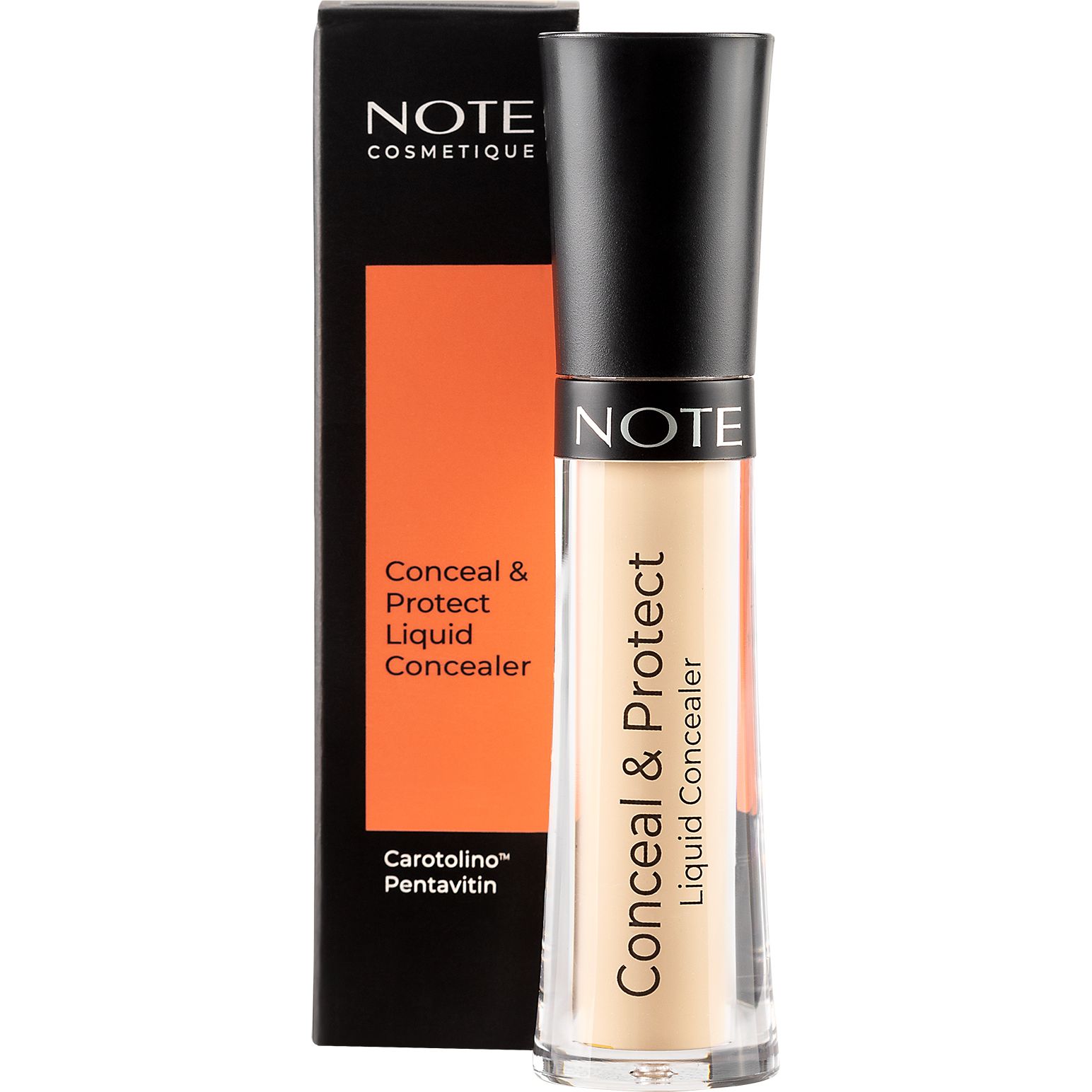 Жидкий консилер Note Cosmetique Conceal & Protect Liquid Concealer тон 02 (Sand) 4.5 мл - фото 1