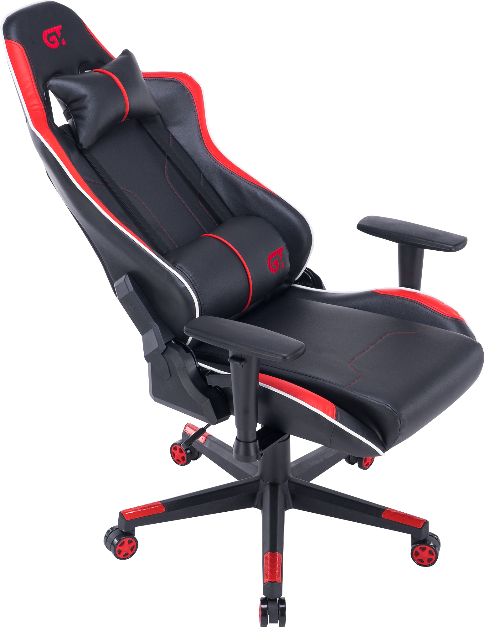 Геймерское кресло GT Racer черное с красным (X-2528 Black/Red) - фото 8
