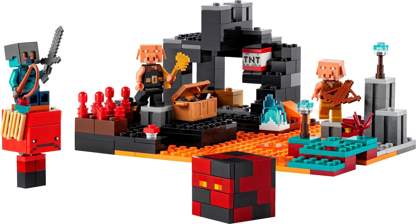 Конструктор LEGO Minecraft Бастіон підземного світу, 300 деталей (21185) - фото 5