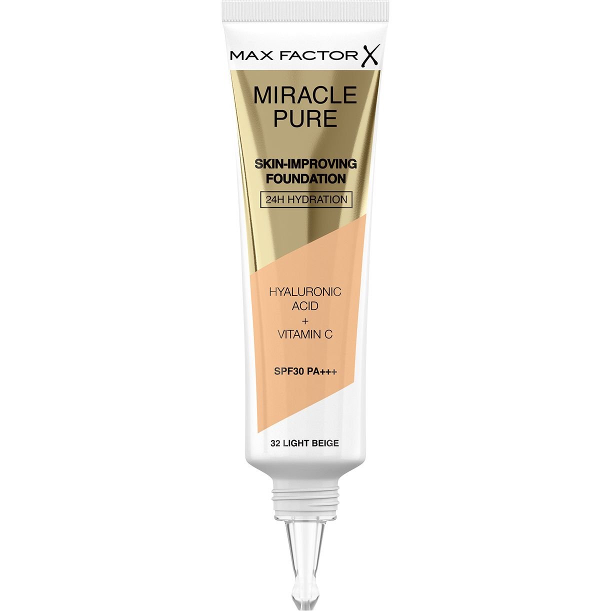 Тональная основа Max Factor Miracle Pure Skin-Improving Foundation SPF30 тон 032 (Light Beige) 30 мл - фото 2