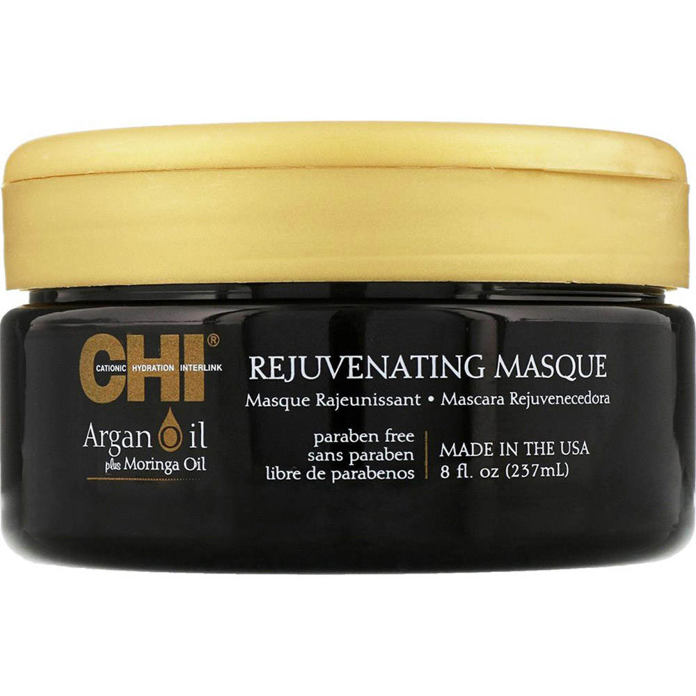 Маска для волосся CHI Argan Oil plus Moringa Oil Rejuvenating Masque омолоджуюча, 237 мл - фото 1