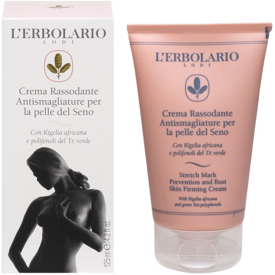 Крем для тела L&#39;Erbolario Crema Rassodante Antismagliature per la pelle del Seno укрепляющий 125 мл - фото 1
