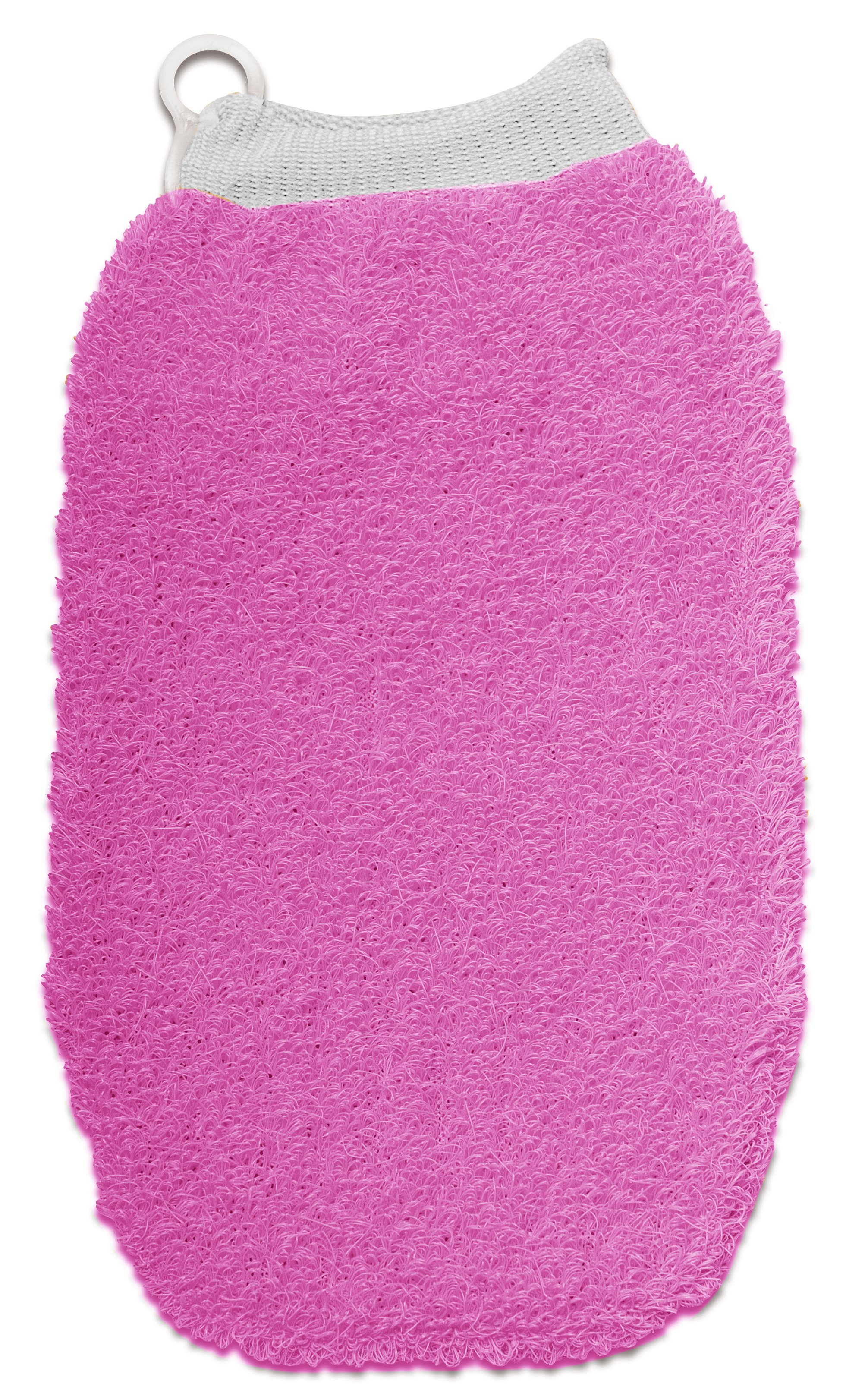 Мочалка банная массажная Titania Рукавичка, 22,5 см, малиновый (9100 малин) - фото 1