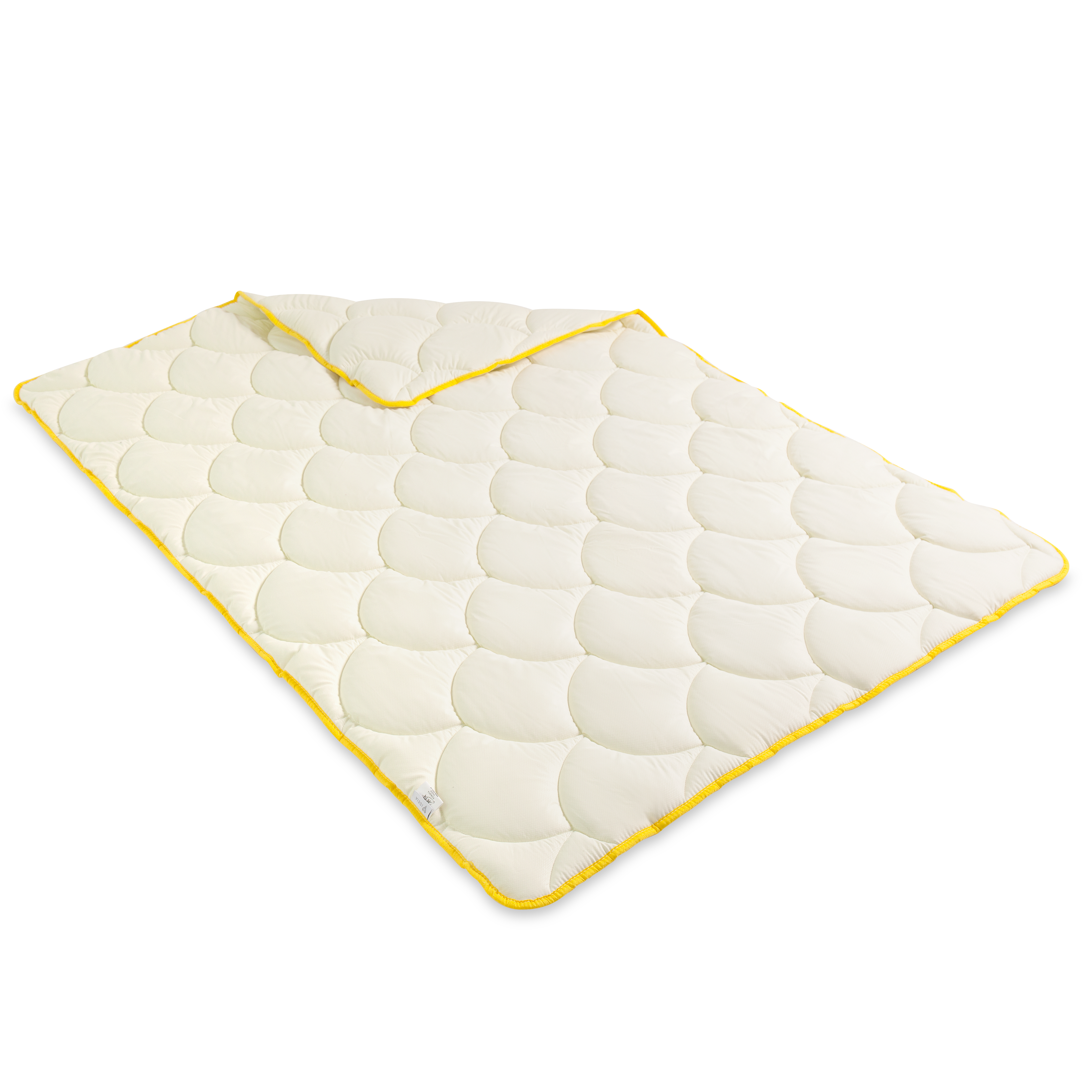 Одеяло зимнее Ideia Popcorn, двуспальный, 200х175 см, молочный (8-35037 молоко) - фото 1