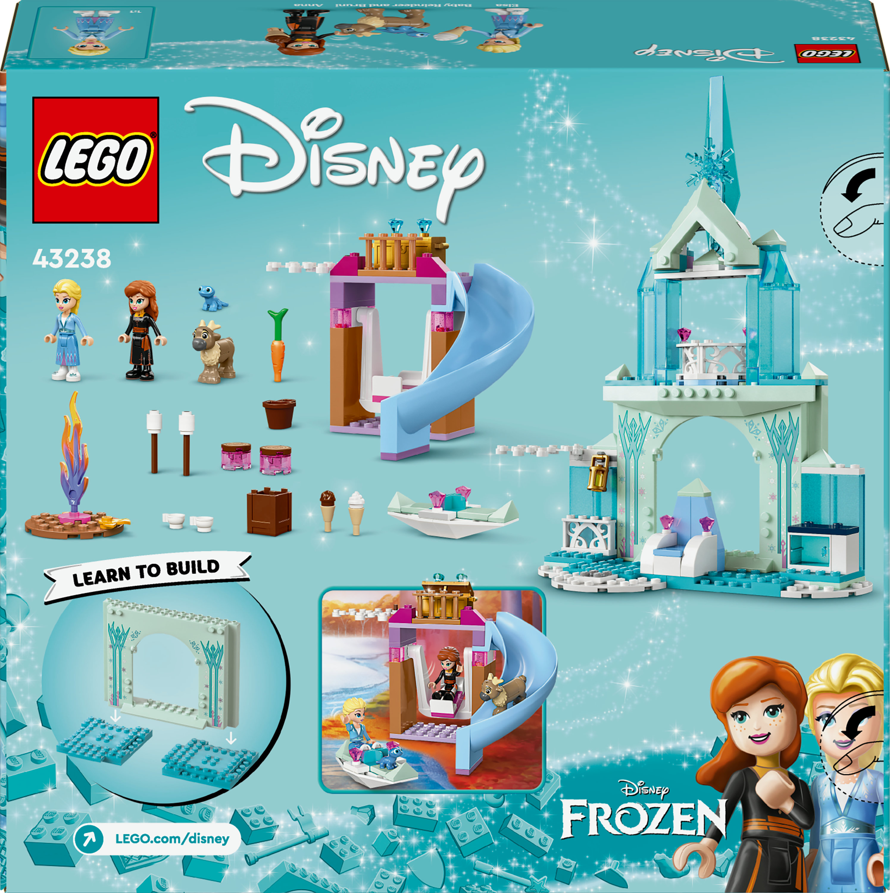 Конструктор LEGO Disney Princess Крижаний палац Ельзи 163 деталі (43238) - фото 9