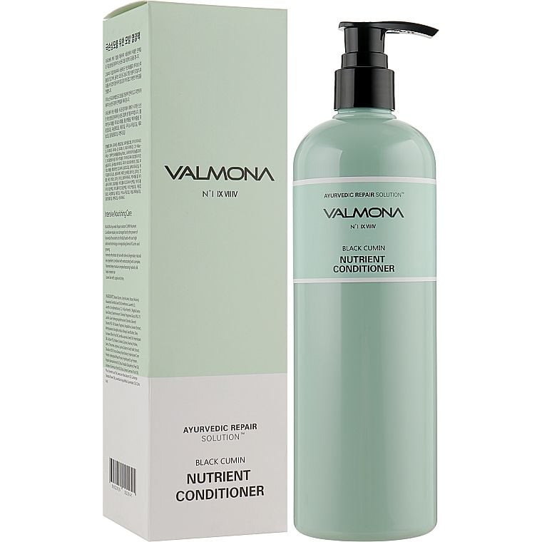 Кондиціонер для волосся Valmona Ayurvedic Repair Solution Black Cumin Nutrient Conditioner, 480 мл - фото 1