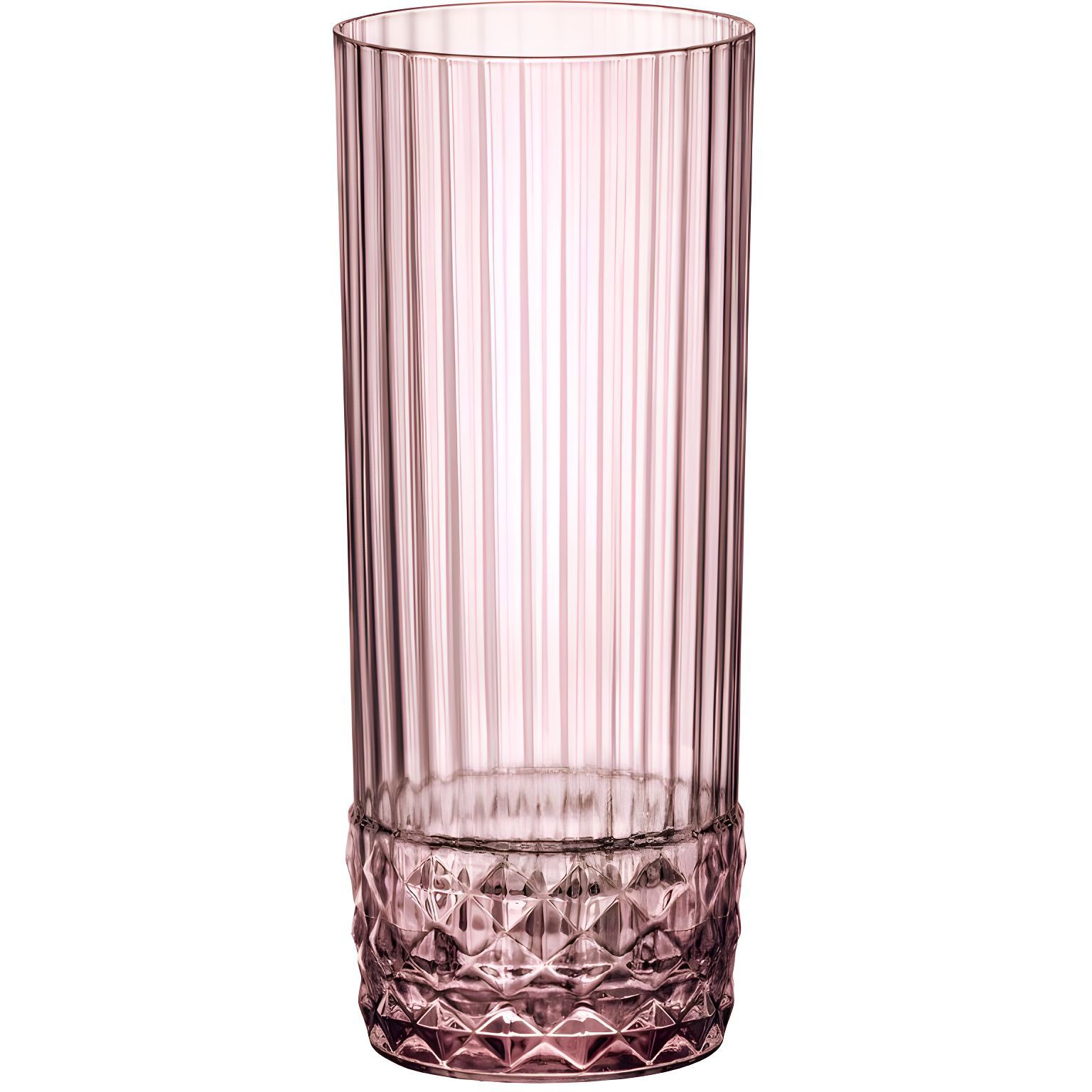 Склянка висока Bormioli Rocco America 20s Lilac Rose 400 мл (122159BAU021990/1) - фото 1