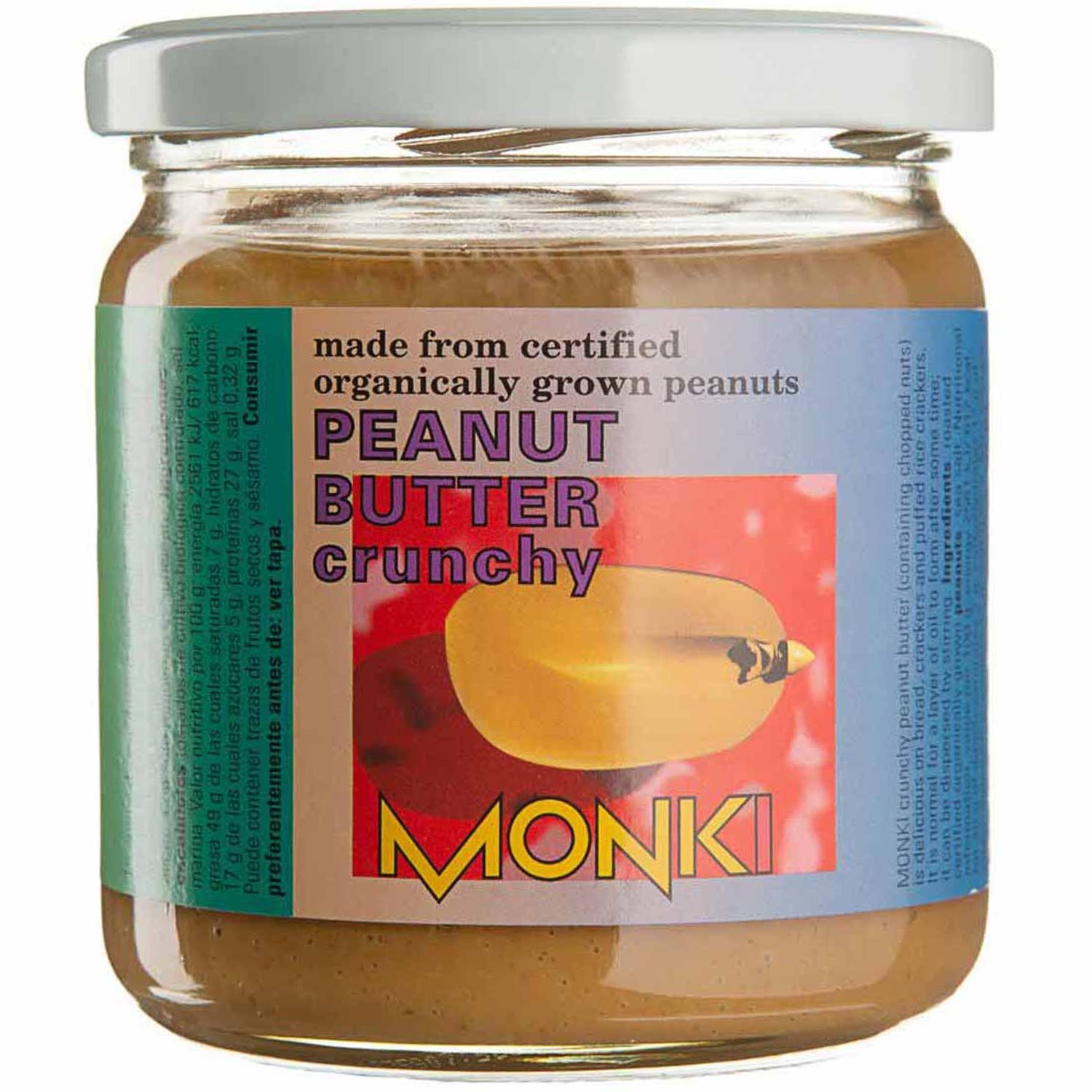 Паста Monki арахісова кранч органічна 330 г - фото 1