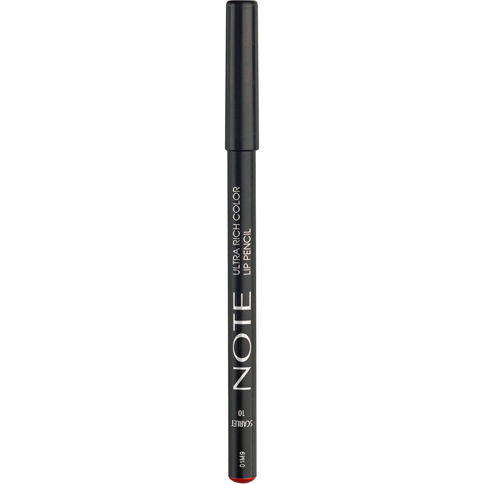Карандаш для губ Note Cosmetique Ultra Rich Color Lip Pencil тон 10 (Scarlet) 1.1 г - фото 1